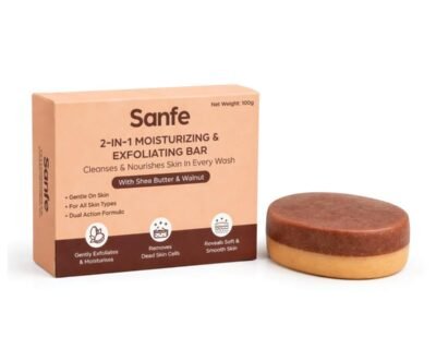 Sanfe 2-In-1 Moisturising & Exfoliating Soap