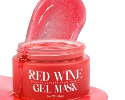 WILDGLOW 7in1 Red Wine Gel Face Mask