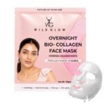 WILDGLOW Korean Glass Skin Bio-Collagen Overnight Face Mask. Inspired by the Korean glass skin skincare routine