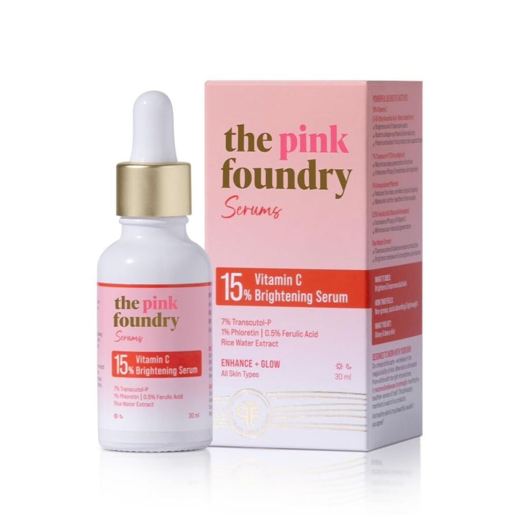 The Pink Foundry 15% Vitamin C Face Birghtening Serum
