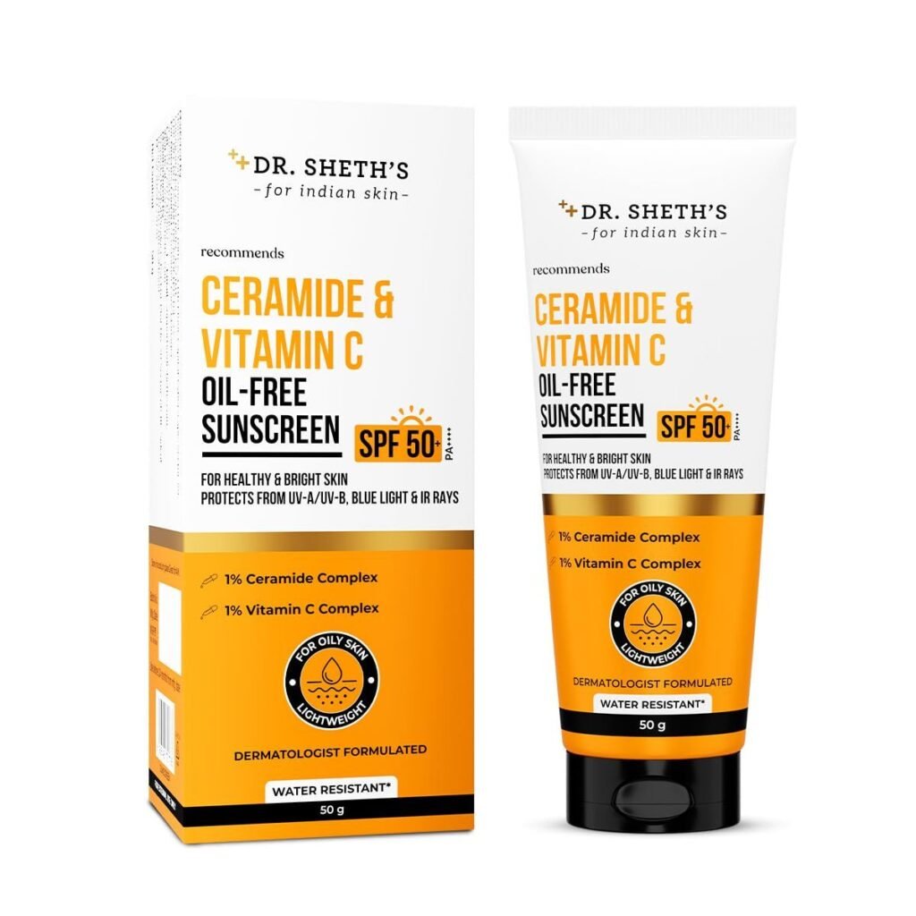Dr. Sheth's Ceramide & Vitamin C Oil-Free Sunscreen