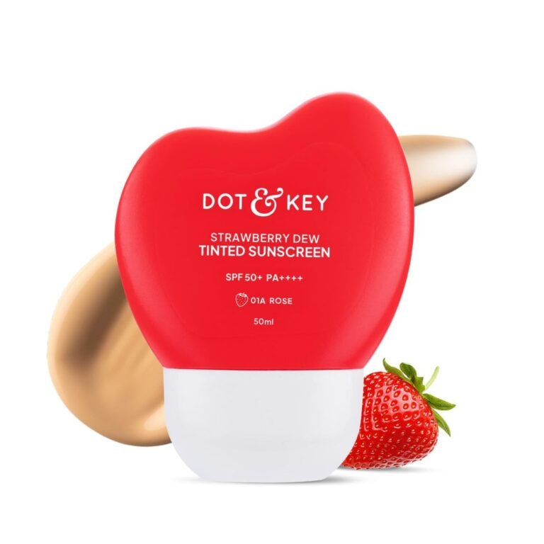 Dot & Key Strawberry Dew Tinted Sunscreen In-Vivo Tested SPF 50+ PA++++ (Colour: Rose )All Skin Types 50ml
