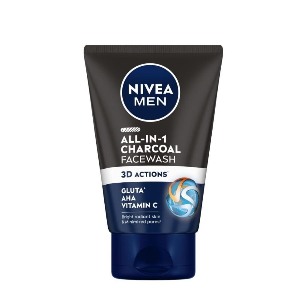 NIVEA MEN All in 1 Charcoal Face Wash